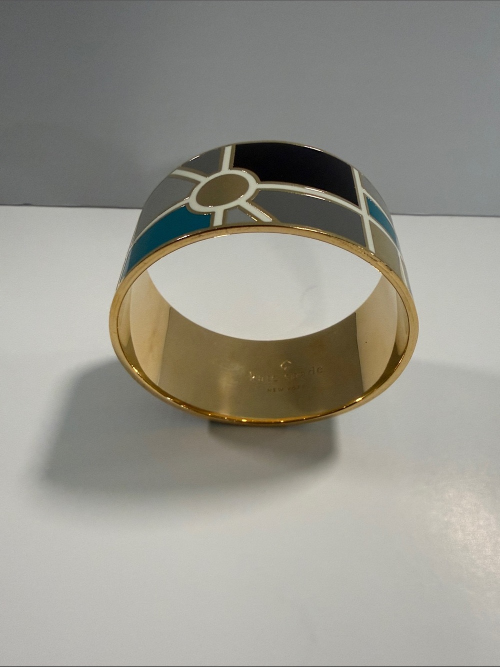 Kate Spade New York “About Town” Geometric Statement Bangle Bracelet - Picture 3 of 6